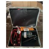Comprehensive Automotive Emergency Roadside Assistance Kit in Metal Carry Case