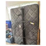 Metal Scrollwork Headboard with Frame