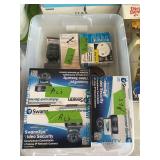 Assorted Home Security and Lighting Lot with Swann Cameras and Kidde Alarm