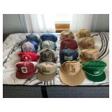Assorted Collection of Agricultural Feed and Seed Trucker Hats and Caps
