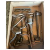 Assorted Metal Socket Wrenches and Crank Handles Lot