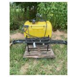 3 PT Poly Sprayer With wand and Boom 50 Gallon