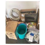 Assorted Lot of Tools, Hardware, Electrical Wire, and Space Heater