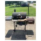 Char-Griller Offset Smoker Grill with Charcoal and Tool Set