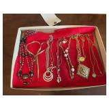 Assorted Costume Necklace Lot, Set of Seven