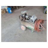 Emerson Electric Motor Driven Wheeled Air Compressor with Hose