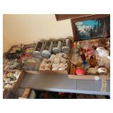 Assorted Box Lot of Collectibles, Ceramics, Kitchenware, and Holiday Decor