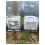 2 250 gallon Tank with cage