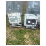 2 250 gallon Tank with cage
