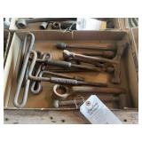 Assorted Metal Hand Tools and Wrenches in Box