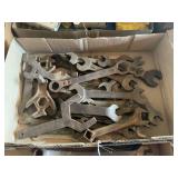 Assorted Metal Wrench Lot in Box