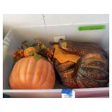 Assorted Autumn Pumpkin and Gourd Decor Lot
