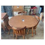 Wooden Dining Table and Chairs Set