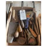 Box Lot of Hand Tools and Putty Knives