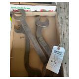 Collection of Three Large Open-End Wrenches Including C3866