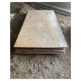 Stack of Plywood Sheets