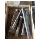 Assorted Metal Railroad Spikes and Timber Spikes Lot
