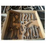 Assorted Metal Open End Wrenches Lot