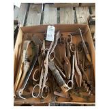 Assorted Metal Snips, Shears, and Hand Tools Lot