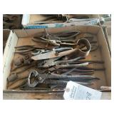 Assorted Hand Tools and Pliers Box Lot