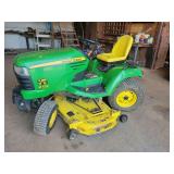 John Deere X724 Ultimate Garden Tractor with 62 Inch Mower Deck
