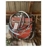 Red Arc Welder with Heavy Duty Cables