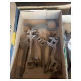 Assorted Metal Farm Implement and Machinery Wrenches