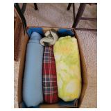 Assorted Fleece and Patterned Blankets Lot of Four