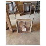 Industrial Floor Fan with Rolling Cart Frame