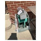 Hose Reel Cart with Garden Hose
