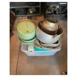 Assorted Kitchenware and Metal Containers Lot