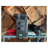 Assorted Shop and Safety Lot with Hazard Tape and Components