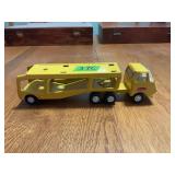 Tonka Pressed Steel Yellow Car Carrier Semi Truck