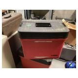 All American Plastic Tool Box with Tray and Assorted Chains