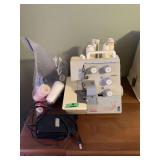 Bernette for Bernina Funlock 004 Serger with Foot Pedal and Accessories