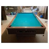 Fischer Mfg. Co. Inc. Pool Table with Ball Return Mechanism Serial No. 95675