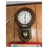 Wooden Regulator 31 Day Wall Clock with Pendulum