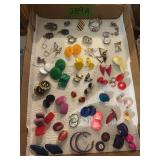 Assorted Fashion Costume Earrings Lot