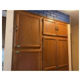 Oak Kitchen Cabinetry Unit with Contents