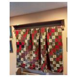 Handmade Patchwork Quilt with Tied Tufting