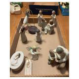 Collection of Willow Tree Sculpted Figurines and Ornaments