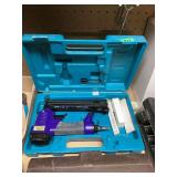 Central Pneumatic 2-in-1 Air Nailer/Stapler Model 40115 with Case