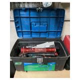Companion Plastic Tool Box Filled with Assorted Tools and Hardware
