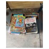 Assorted Children and Travel Guide Books Lot of Two Boxes