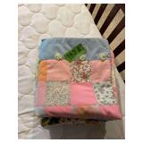 Lot of Three Handmade Patchwork Comforters and Quilts