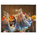 Hanging Storage Net with Assorted Character Plush Toys