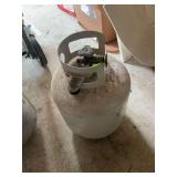 Standard Metal Propane Gas Cylinder Tank with Valve and Protective Collar