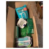 Box of Assorted Healthcare and Personal Care Items