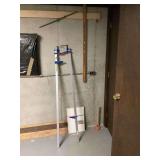 Two Long Aluminum Bar Clamps for Woodworking