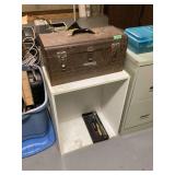 Craftsman Metal Toolbox with Assorted Hand Tools and Sockets